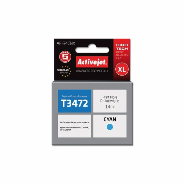 Activejet Inkoust AE-34CNX (náhradní inkoust Epson 34XL T...