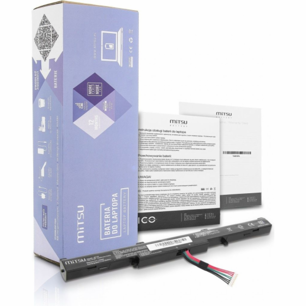 Baterie Mitsu pro Asus A550E, K550E 2200 mAh-BC / AS-X550E