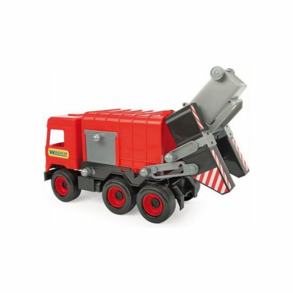 Wader Middle truck - červený popelářský vůz (234778)