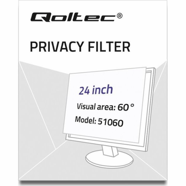 Qoltec 51060 Privatizing filter RODO 24 16:9
