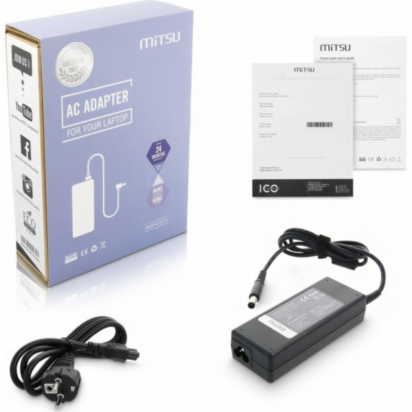 AC adaptér pro notebook Mitsu DELL 19,5V 4,62A AC adaptér...