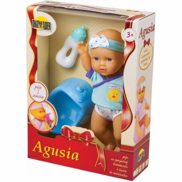 Lalka Agusia pije i siusia