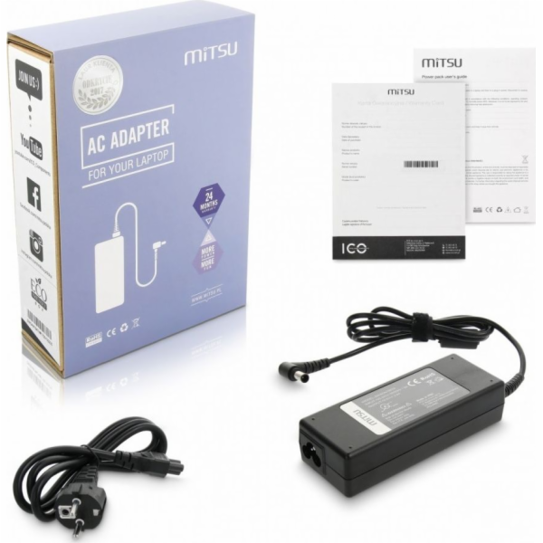 Mitsu 19,5V 3,9A napájecí adaptér notebooku (ZM / SON19539)