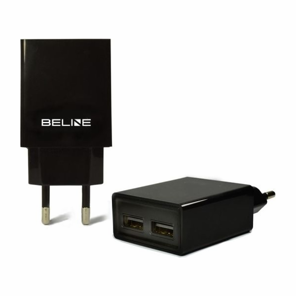 Black Charger Beline 2xusb 2a (Beli0012)