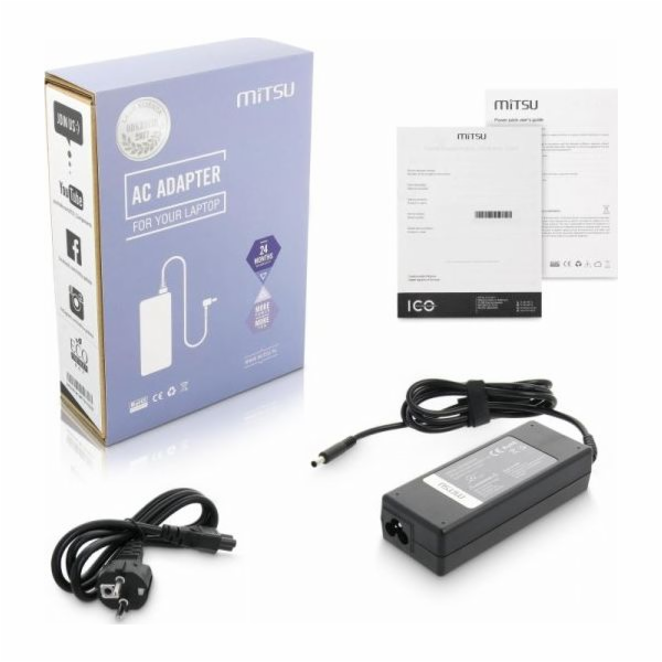 notebook charger mitsu 19v 4.74a (4.5x3.0 pin) - asus