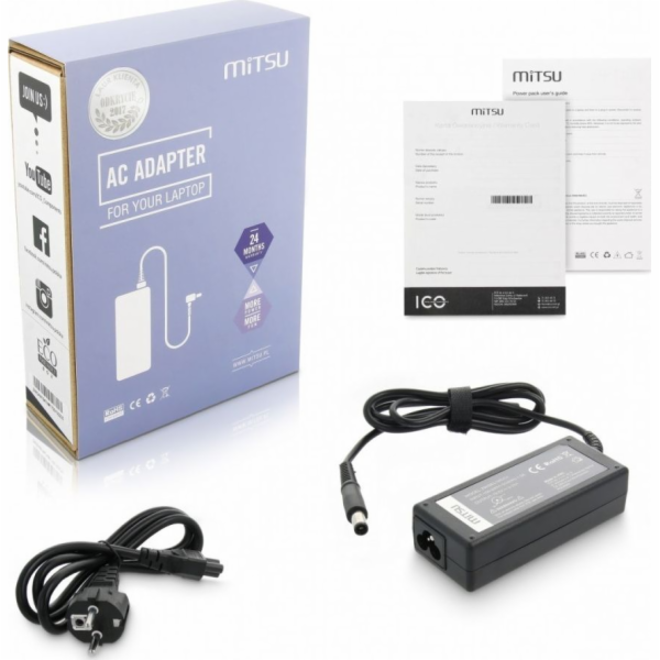 Adaptér pro notebook Mitsu AC adaptér ZM / DEL195334 DELL...