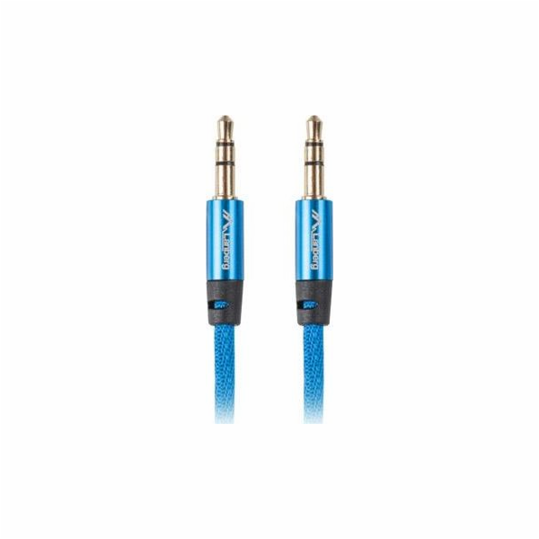 Lanberg Jack 3,5mm - Jack 3,5mm 2m kabel modrý (CA-MJMJ-1...
