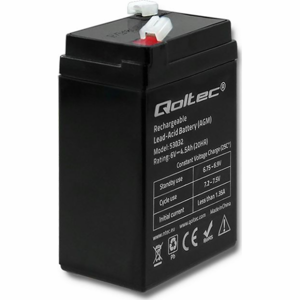 Akumulator AGM | 6V | 4.5Ah | max.1.35A 