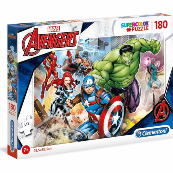 Clementoni Puzzle 180 dílků Super Color - Avengers