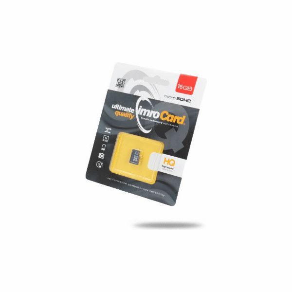 Karta Imro MicroSDHC 16 GB Class 10 UHS-I/U1 (KOM000669)