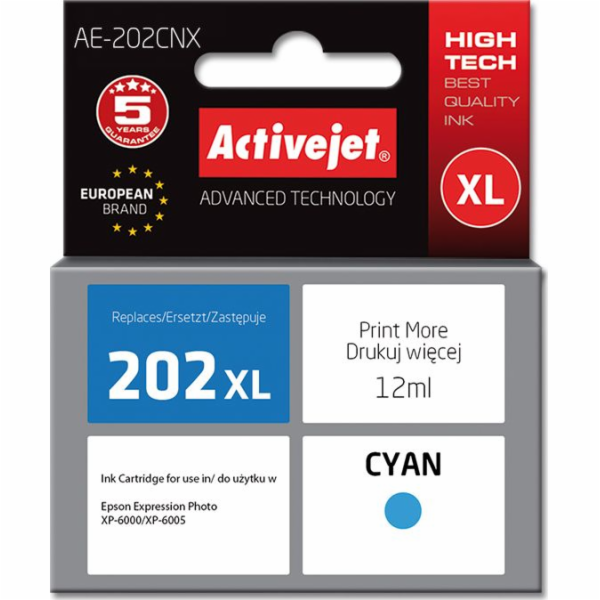 Activejet AE-202CNX ink (replacement for Epson 202XL H240...