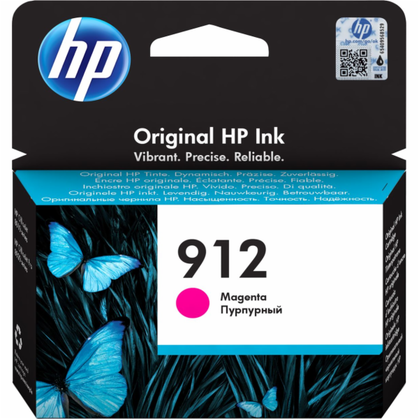 HP 912 Magenta Original Ink Cartridge (315 pages)