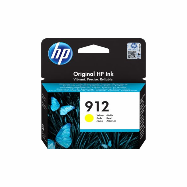 HP 912 Yellow Original Ink Cartridge (315 pages)