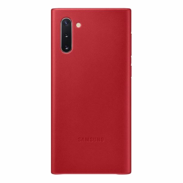 Červený kožený kryt Samsung Note 10 (EF-VN970LR)