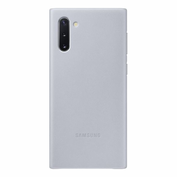 Šedý kožený kryt Samsung Note 10 (EF-VN970LJ)