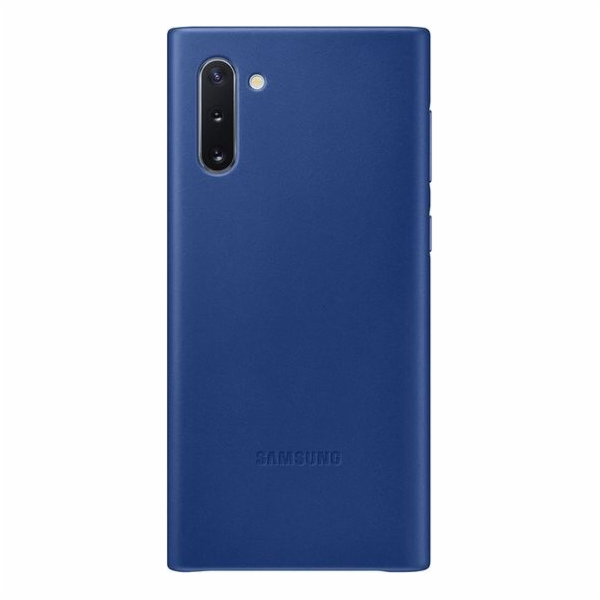 Modrý kožený kryt Samsung Note 10 (EF-VN970LL)
