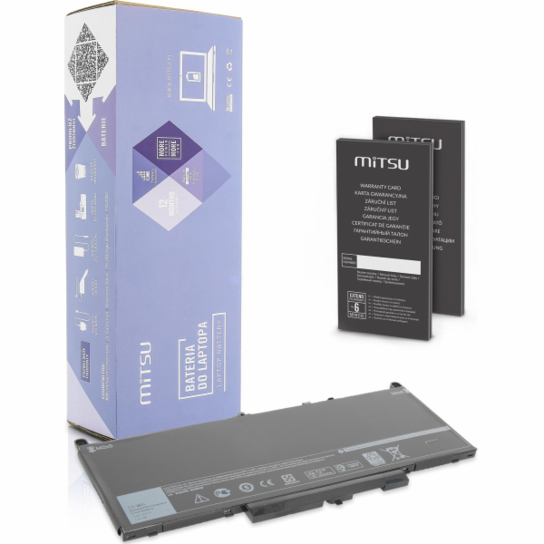 Baterie Mitsu pro Dell Latitude E7270, E7470 (7300 mAh 55...