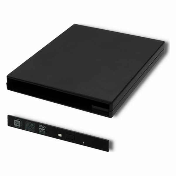 Qoltec kapsa pro CD / DVD SATA optickou mechaniku - USB 3...