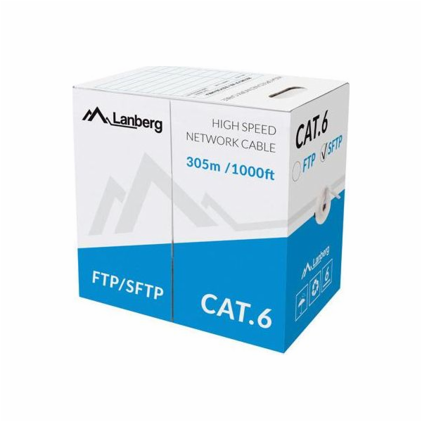Lanberg LCS6-11CU-0305-S síťový kabel 305 m Cat.6 SFTP CP...