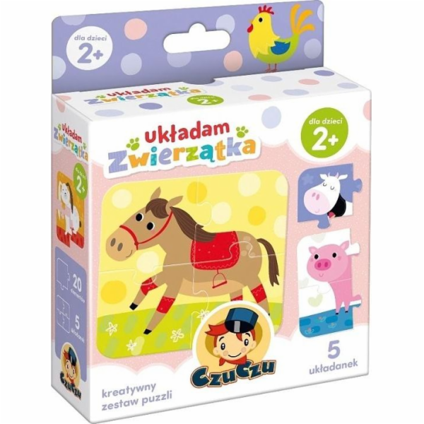 Czuczu Puzzle Dal jsem dohromady 2+ zvířátka