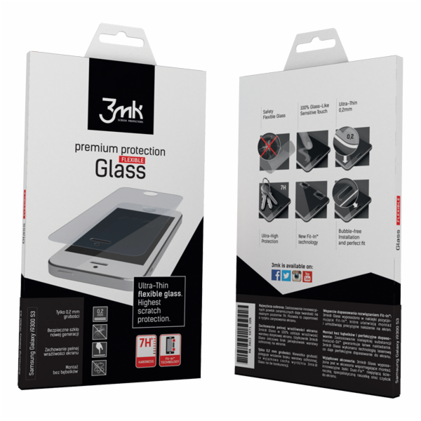 Flexibilní sklo 3MK pro Samsung Galaxy J5