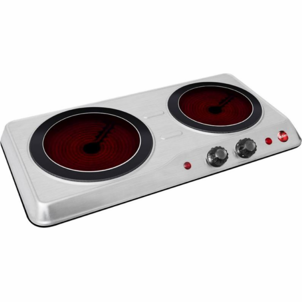 ELDOM Sporák DOBLLE 2 pánve / keramická ocel / 2000W