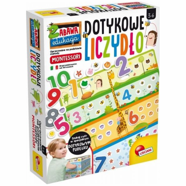 Lisciani Montessori Plus Hmatové počítadlo 72453 LISCIANI