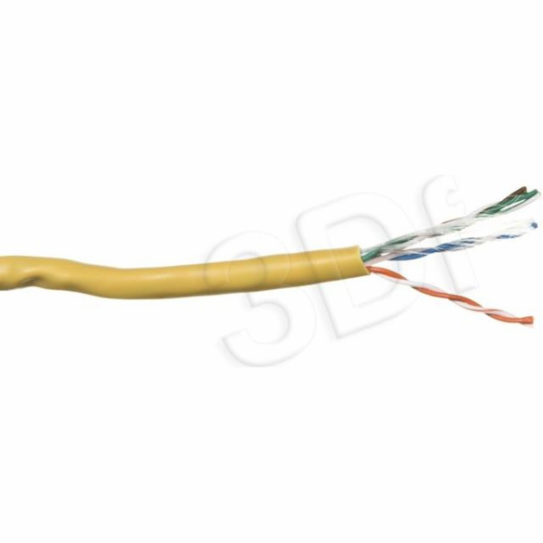 Alantec KIU5PVCY305 networking cable Yellow 305 m Cat5e U...