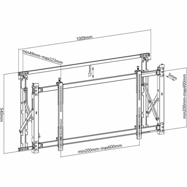 Uchwyt do TV 46-52 Digital Signage MC-845 