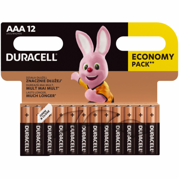 Duracell Basic alkalická baterie 12 ks (AAA)