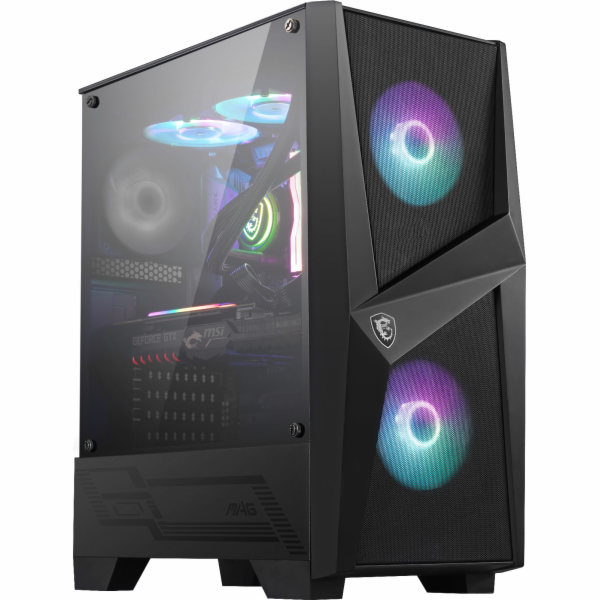 MSI skříň MAG FORGE 100R/ bez zdroje/ levé temperované sk...