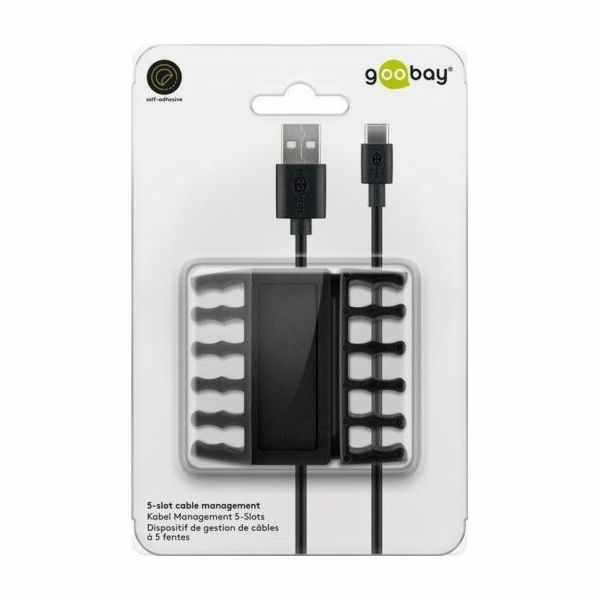 Rukojeť organizéru Goobay černá 1 kus (70433)