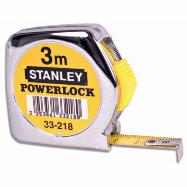 Stanley POWERLOCK měřící kovové pouzdro 3m 12,7mm 33-218