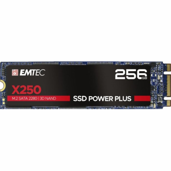 Emtec X250 256GB M.2 2280 SATA III SSD (ECSSD256GX250)