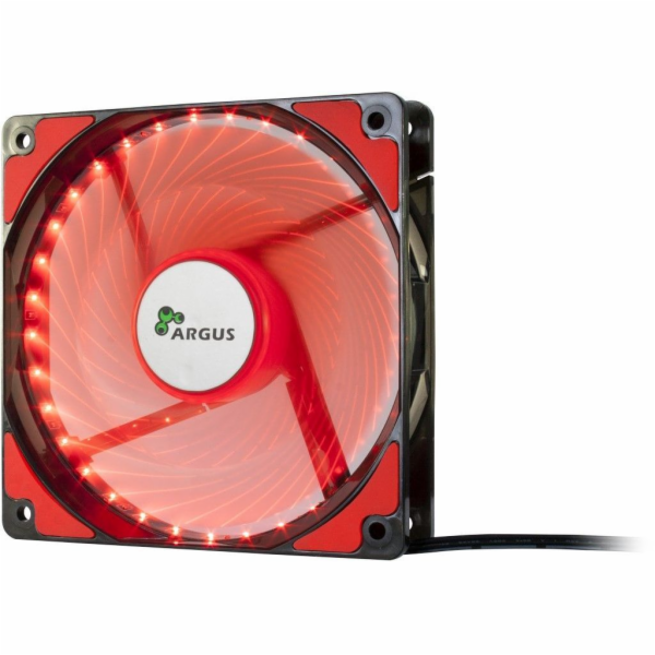Inter-Tech Argus L-12025 červený ventilátor (88885413)