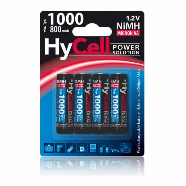 Baterie Ansmann HyCell AAA / R03 800mAh 4ks.