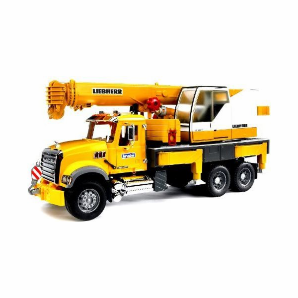 Bruder Nákladní auto MACK Granit  jeřáb LIEBHERR