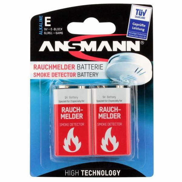 Batterie für Rauchmelder