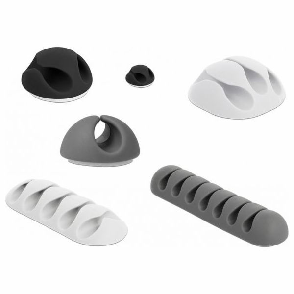 DeLOCK sada držáků kabelů kombinace, držák