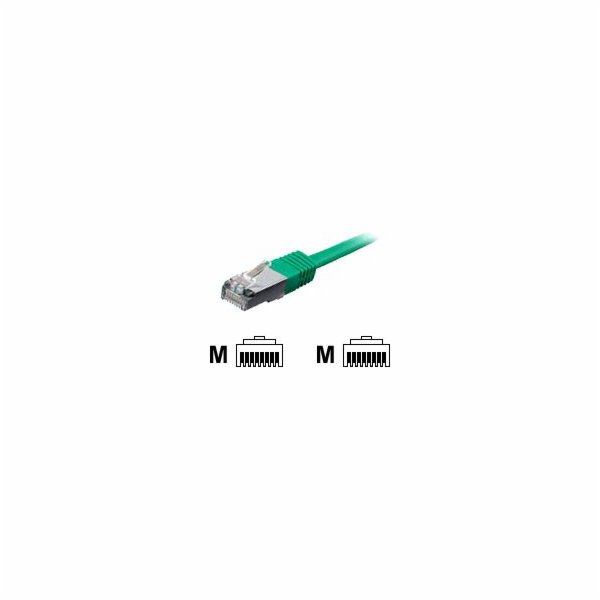 Equip Patchcord, Cat.5e, SF / UTP, 2m, zelený (705441)