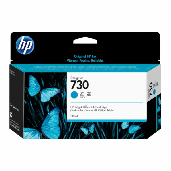 Inkoust HP azurový č. 730 (P2V62A)