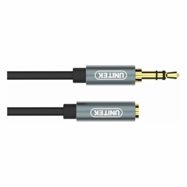 UNITEK Y-C932ABK audio cable 1 m 3.5mm Black  Grey