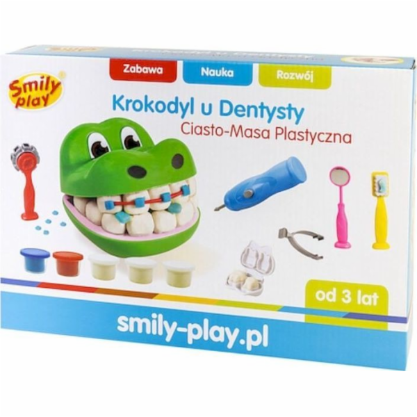 Ciasto-Masa Plastyczna Krokodyl u dentysty
