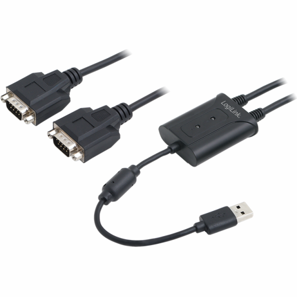 USB adaptér LogiLink USB 2.0 / 2x RS232 adaptér (AU0031)