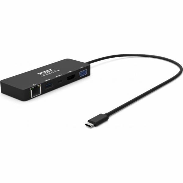 PORT CONNECT Dokovací stanice 5v1 ,LAN, HDMI, VGA, USB-C ...