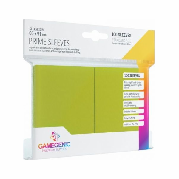 Gamegenic Gamegenic: Prime CCG Sleeves (66x91 mm) - Lime,...