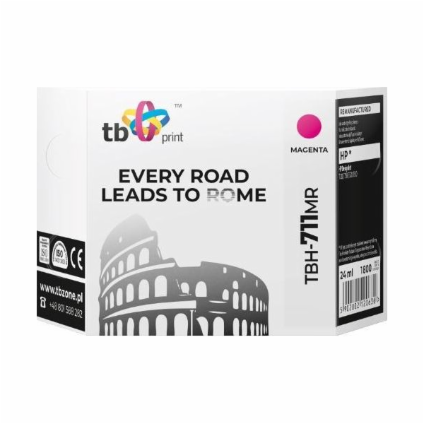 Ink. kazeta TB kompat. s HP TBH-711MR MA