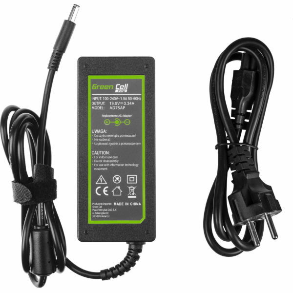 Napájecí adaptér notebooku Green Cell PRO pro Dell 19,5V