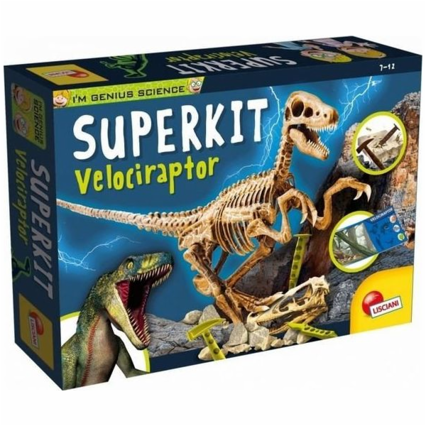 Lisciani Jsem Genius Velociraptor Super kit 80632 LISCIANI
