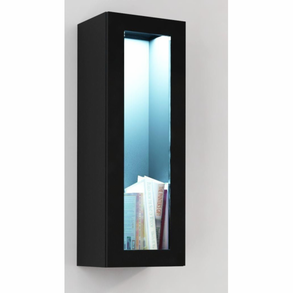 Cama Cabinet VIGO 90 sklo 90/35/32 černá/černý lesk